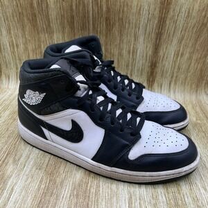 Nike Air Jordan 1 Mid SE Panda Elephant Mens Size 10.5 Shoes Sneakers FB9911-001